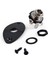 1 Set Oval Gitar Soket Plakası Elektrik Bas Parçaları Için Siyah (Yurt Dışından) 5