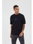 Unisex Groot Baskılı Siyah Oversize T-Shirt 1
