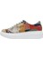 Kadın Vegan Deri Çok Renkli Sneakers - Relationships Tasarım 2