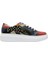 Kadın Vegan Deri Çok Renkli Sneakers - Relationships Tasarım 3