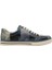 Kadın Vegan Deri Lacivert Sneakers - Be Different Tasarım 3