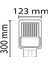 30W/6500K LED Sokak Armatürü (Beyaz) Noas 2