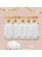 %100 Organik Pamuk 5li Beyaz Atlet Bebek Body 1