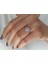 Pırlanta ve Beyaz Topaz Glasera Yüzük 0423R0191 5