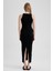 Bodycon Halter Yaka Fitilli Kaşkorse Maxi Kolsuz Elbise A4828AX23SM 7