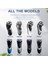 Yedek Tıraş Kafası Philips S5000 S5370 S5571 S5420 S5140 S5078 S5077 S5050 S5082 S5380 S5400 Tıraş Bıçağı-Gümüş (Yurt Dışından) 5
