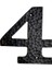 Antik Bronz Rakam 10 cm G-31 - No: 4 1