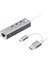 SW-U222 Type-C & USB 2.0 10/100MBPS 3 Port USB Ethernet Adaptör 1
