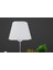 Beyaz Krom Safir Modern Abajur 3