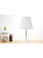 Beyaz Krom Safir Modern Abajur 4