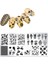 Nail Art Stampa Plakası, Stamper Desen Baskı Paleti 1