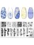 Nail Art Stampa Plakası, Stamper Desen Baskı Paleti 1