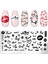 Nail Art Stampa Plakası, Stamper Desen Baskı Paleti 1
