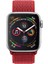 Apple Watch 38MM Kordonu Hasır Kordon Kayış Bileklik Krd-03 (50-True Berry) 5