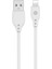iPhone USB Kablo Wiwu Pioneer Wİ-C001 Ultra Esnek Lightning USB Kablo 1m 2.4A Beyaz 3