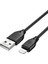 iPhone USB Kablo Wiwu Pioneer Wİ-C001 Ultra Esnek Lightning USB Kablo 1m 2.4A Siyah 2