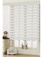 Modern Soft Bambu Zebra Perde Alüminyum Kasalı - Beyaz 1