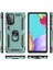 Samsung Galaxy A52S Kılıf Sofya Yüzüklü Silikon Kapak - Yeşil 3