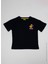 Baskılı Lacivert Erkek Çocuk T-Shirt HRBTXT007 3
