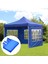 1pc - Yukarı Kanopi Yan Duvarı Paneli Çardak Duvar 2x3m Mavi (Yurt Dışından) 3