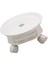 Tekerlekler İle Hareketli Çiçek Taşıyıcı Çıkarılabilir Su Tepsisi 35cm (Yurt Dışından) 5