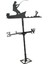 Paslanmaz Çelik Weathervan Çit Montaj Havai Kepçeli Bahçe Dekor 50 Cm Boyunda Balıkçı (Yurt Dışından) 1