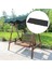Salıncak Yastık Bahçe Mobilyaları Açık Mekan Dekorat Siyah 120x50cm (Yurt Dışından) 4