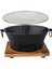 Kömür Izgara Yuvarlak Firepit Şömine Fırını Ahşap Yanan Kamp Barbekü L (Yurt Dışından) 4