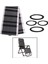 Recliner Yedek Kumaş Nefes Alabilen Sandalye Salonu Plaj Gri + Halat (Yurt Dışından) 5