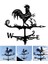 Weather Vane Açık Bahçe Bahçesi Profesyonel Çatı Dekorasyon El Sanatları (Yurt Dışından) 4