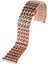 Gül Altın Kayış Bilezik Katı Bağlantı Ayarlanabilir Paslanmaz Çelik Watch Band Askı Kadınlar Için Değiştirme | Askı Halat | Askı ile Metal Kayış Izle Izle (Yurt Dışından) 1