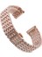 Gül Altın Kayış Bilezik Katı Bağlantı Ayarlanabilir Paslanmaz Çelik Watch Band Askı Kadınlar Için Değiştirme | Askı Halat | Askı ile Metal Kayış Izle Izle (Yurt Dışından) 2
