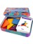 (Demir Kutu Ambalaj) 3D Ahşap Desen Hayvan Jigsaw Puzzle Renkli Tangram Oyuncak Çocuklar Montessori Erken Eğitim Sıralama Oyunları Oyuncaklar Çocuk Hediye (Yurt Dışından) 1