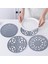 3 Adet / Takım Silikon Trivet Mat Kaymaz Bardaklar Sıcak Pot Tutucu Sıcak Pedleri Masa Mutfak Için Sıcak Pedler Mutfak Aksesuarları | Mats & Amp;pedler (Mavi) (Yurt Dışından) 2