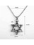 Trendy Retro Çift Taraflı Altı Sivri Yıldız Kolye Moda Vahşi Öğrenci Necklac Kişiselleştirilmiş Titanyum Çelik Erkekler Punk Accessori | Zincir Kolyeler (Yurt Dışından) 2