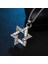 Trendy Retro Çift Taraflı Altı Sivri Yıldız Kolye Moda Vahşi Öğrenci Necklac Kişiselleştirilmiş Titanyum Çelik Erkekler Punk Accessori | Zincir Kolyeler (Yurt Dışından) 4