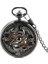 Vintage Siyah Vinç Kuşlar Hollow Mekanik El Sarma Cebi Erkek Antika Cep Kolye Manuel Mekanizma Saati Hediyeler | Cep ve Amp;fob Saatler (Yurt Dışından) 1