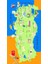 Plaj Havlusu 75 x 150 Türkiye Haritası Desenli 1