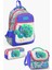 Kids Gümüş Lavanta Tavus Kuşu Desenli 3’lü Okul Çanta Seti SET0123488 1