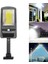 Strade Store IP65 50W / 100W / 200W / 300W Güneş Enerjili Led'li Sokak Lambası - Siyah (Yurt Dışından) 2