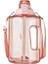 Açık Saman Su Bardağı Fitness Su Isıtıcısı Uzay Kupası Çift Kullanımlı Halat Spor Şişesi 2500 Ml. (Yurt Dışından) 1