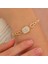 925 Ayar Zirkon Taşlı Baget Bileklik Rose Gold 2