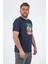 Bisiklet Yaka Regular Fit Lacivert Erkek T-Shirt 2S11OTBL263FX 3