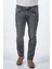 Slim Fit Dar Paça Açık Gri Erkek Kot Pantolon L719053CM 1