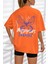 Only Trendwear Butterfly & Letter Graphic Tasarım Tshirt 1