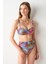 Pierre Cardin Blush Dolgulu Straplez Bikini Tek Üst Leopar 239104-D 2