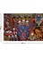 Tibet Etnik Desen Budist Thangka ve Mandala Bohem Duvar Örtüsü Halısı 2