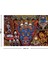 Tibet Etnik Desen Budist Thangka ve Mandala Bohem Duvar Örtüsü Halısı 3
