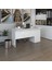 Kenzlife ofis masası yoko ono byz sol 75*140*80 raflı dolap eşkenar bilgisayar çalışma masası 1