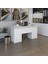 Kenzlife ofis masası masi oka byz 75*150*60 raflı dolap çiftli bilgisayar çalışma masası 2